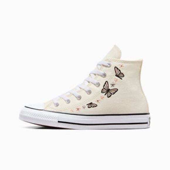 Women’s Converse Chuck Taylor All Star Butterflies Hightop Sneaker Shoes Size 8 - Picture 10 of 16